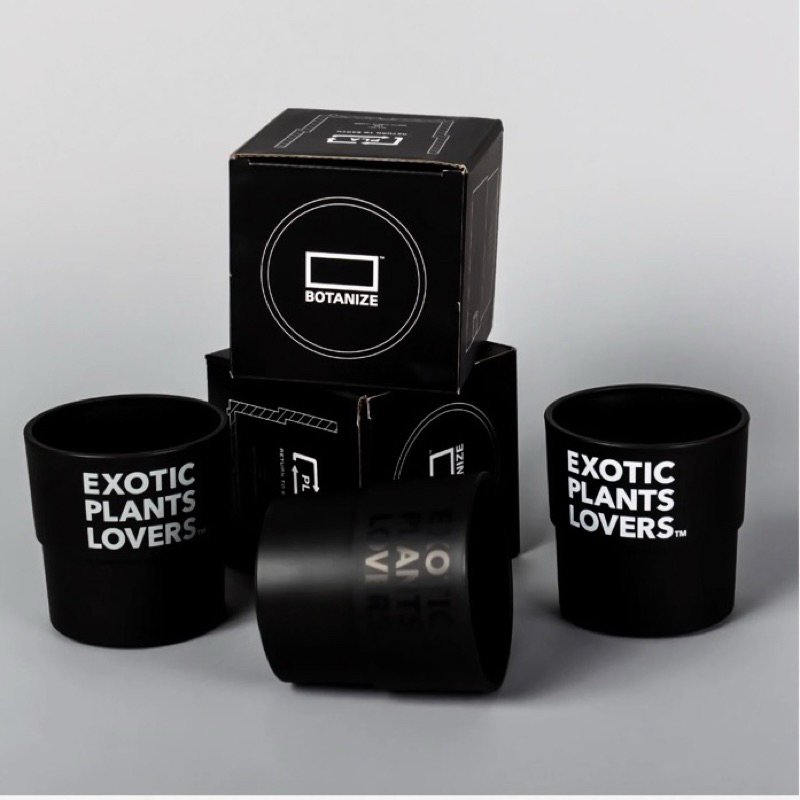 東京直送🇯🇵BOTANIZExExotic Plants Lovers聯名黑膠盆#塊根盆#潮盆  