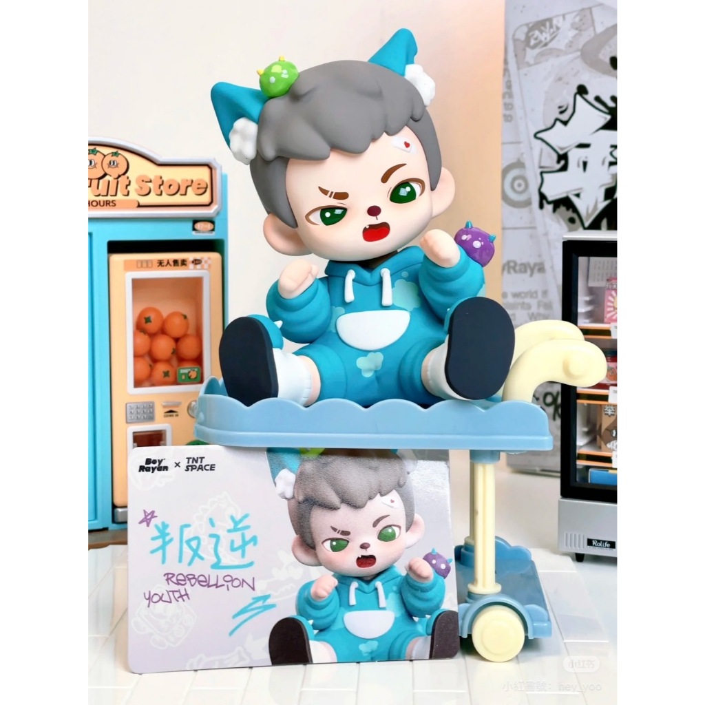 TNT SPACE Boy Rayan 年少時光シリーズ3体セット+3内袋未開封 預購]RAYAN 年少時光系列全新中盒隱藏TNT SPACE 叛逆成長好奇