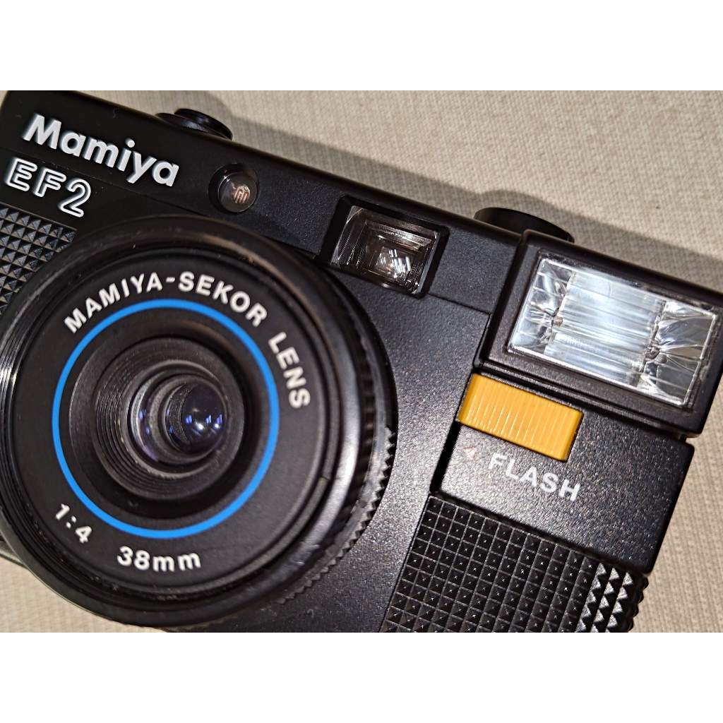 Mamiya EF2 38mm F4手動區域對焦底片機(黑色袖珍相機) | 蝦皮購物