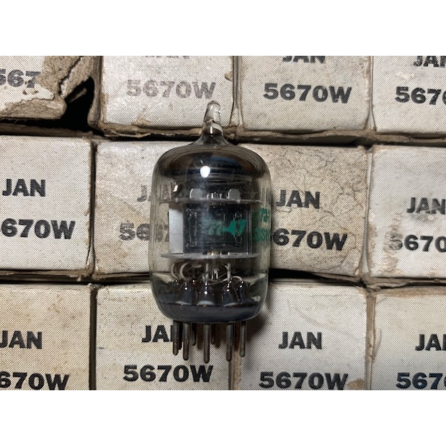 管家】GE 5670 (= 2C51 = 俄6N3P = 中6N3 )全新美製真空管| 蝦皮購物