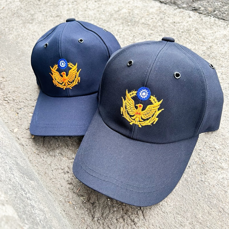 HY》現貨·台灣製造🇹🇼·訂製款兒童警察小帽帽子服裝配件藏青色
