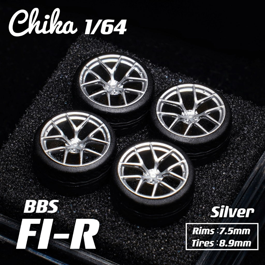 【傑作坊】Nabe's X Chika 1/64 比例汽車模型靜態改裝輪圈/輪框 BBS FI-R | 蝦皮購物