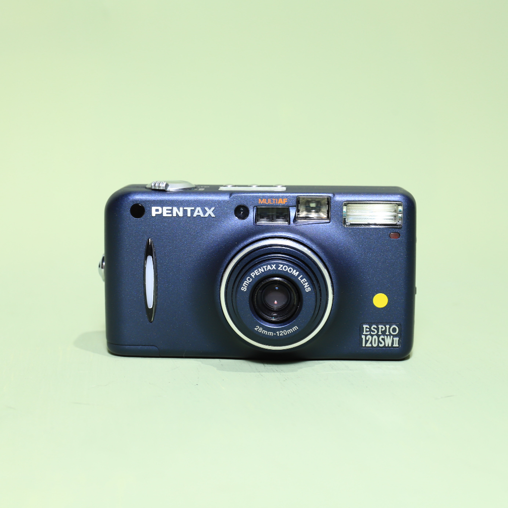 Polaroid雜貨店】♞Pentax Espio 120 SW II 深藍135 底片傻瓜相機 