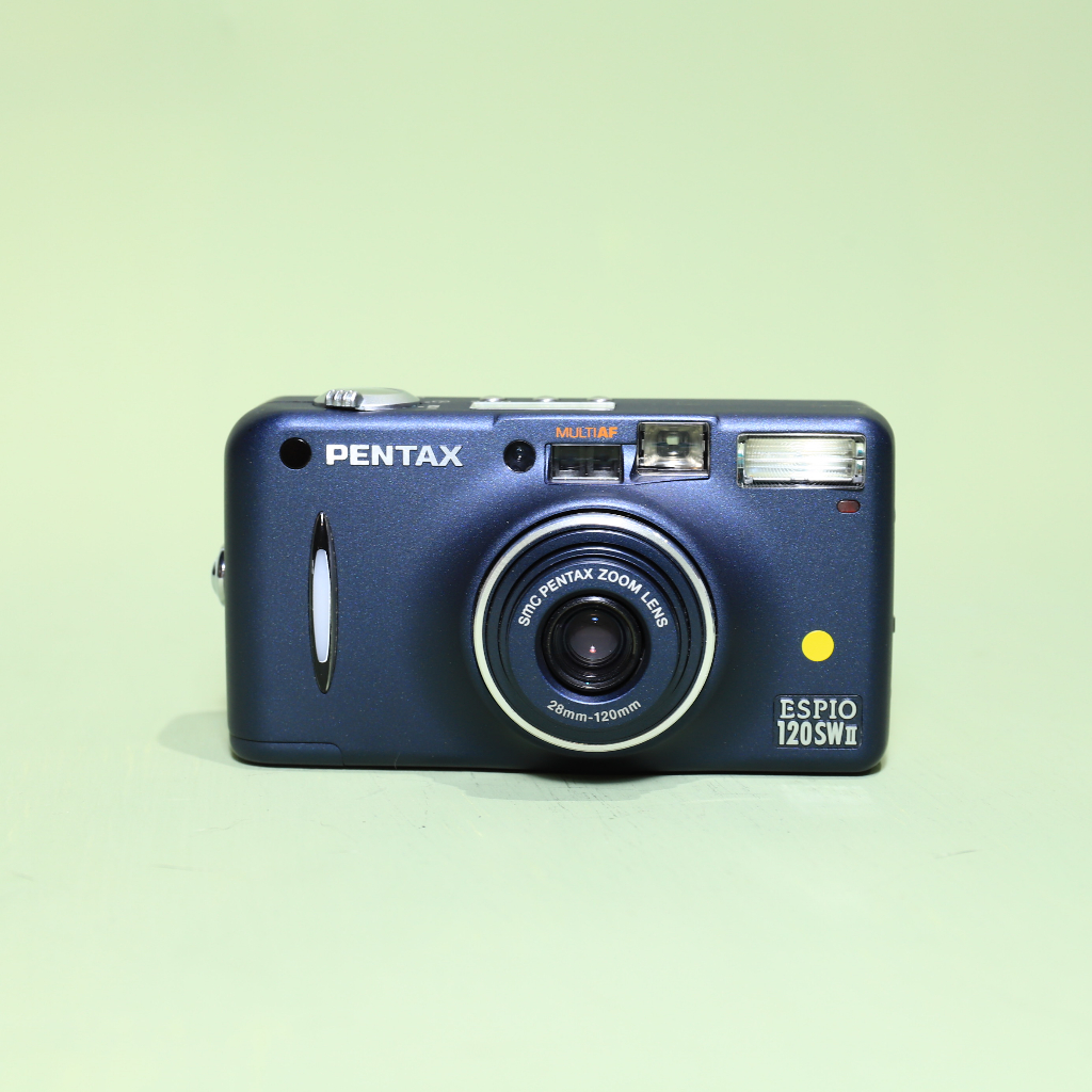 Polaroid雜貨店】♞Pentax Espio 120 SW II 深藍135 底片傻瓜相機