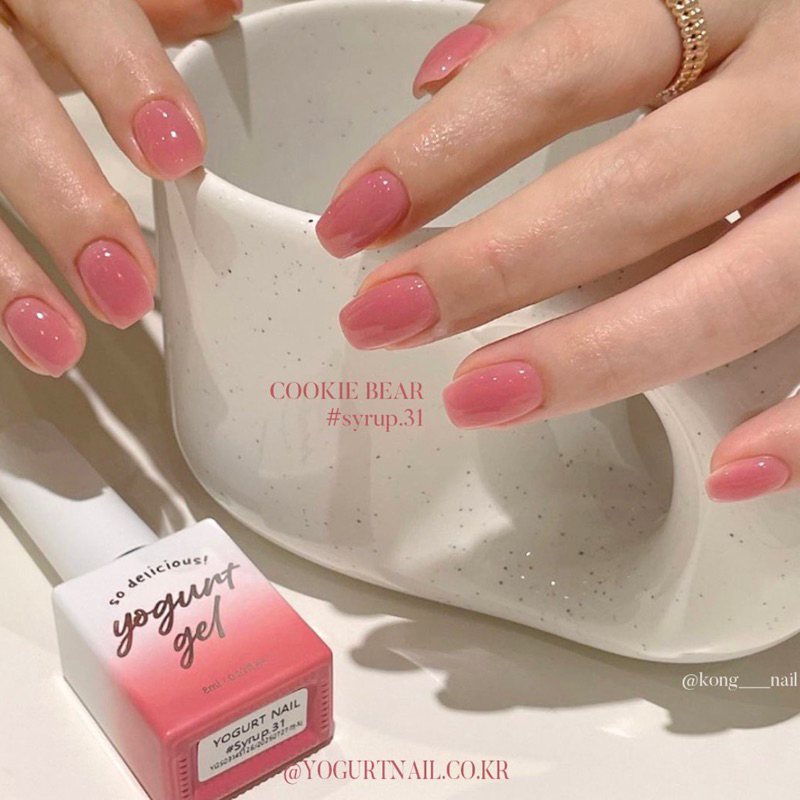 🇰🇷預購) Yogurt gel 泰迪熊透色膠cookie bear 甲油膠韓國色膠Yogurt