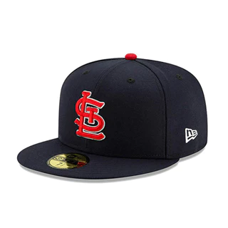 【NEW ERA】MLB 聖路易 紅雀 59FIFTY 正式球員帽 通用 丈青色 棒球帽【ANGEL NEW ERA】