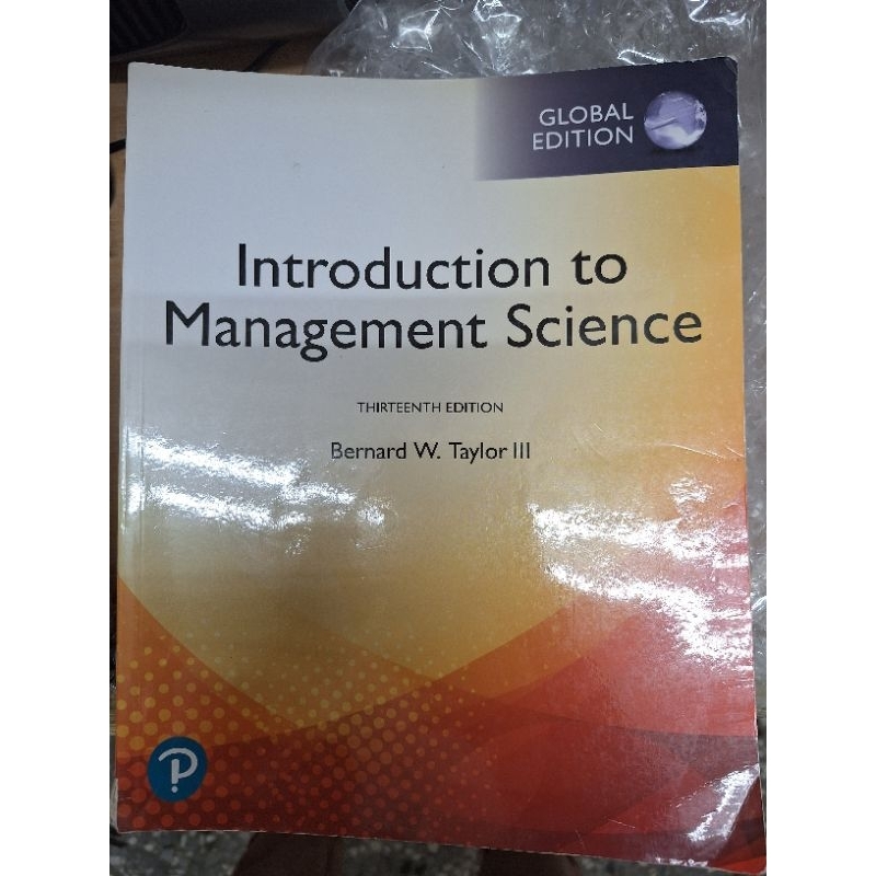 [快速出貨] Introduction to Management Science 13/e Bernard