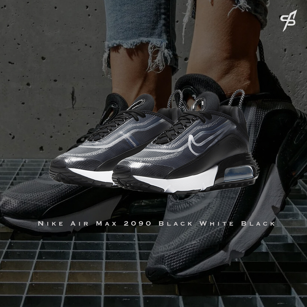 Fashion SPLY】Nike W Air Max 2090 黑白氣墊運動慢跑鞋CK2612-002 342