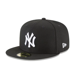 【NEW ERA】MLB NY 紐約 洋基 經典黑  59FIFTY 街頭 潮流 全封帽【ANGEL NEW ERA】