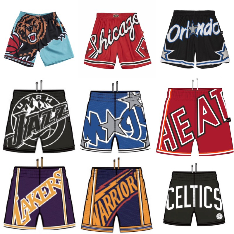 ＊dodo_sport＊NBA Big Face Fashion Short 短褲 大Logo | 蝦皮購物