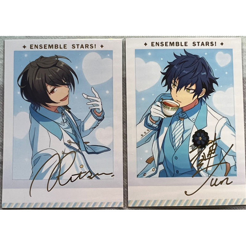 售】合奏あんスタ偶像夢幻祭朔間凜月漣純三週年白西裝拍立得| 蝦皮購物