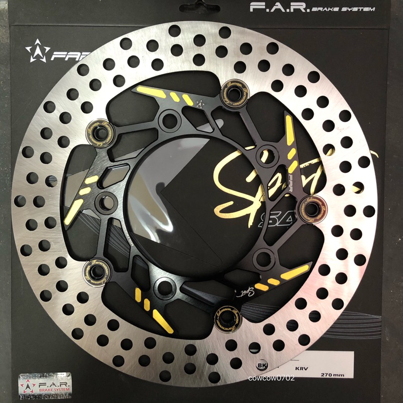 FAR SA SPORT 浮動式碟盤 黑金版 勁戰/JETS/SR/SL/雷霆S/DRG/KRV | 蝦皮購物