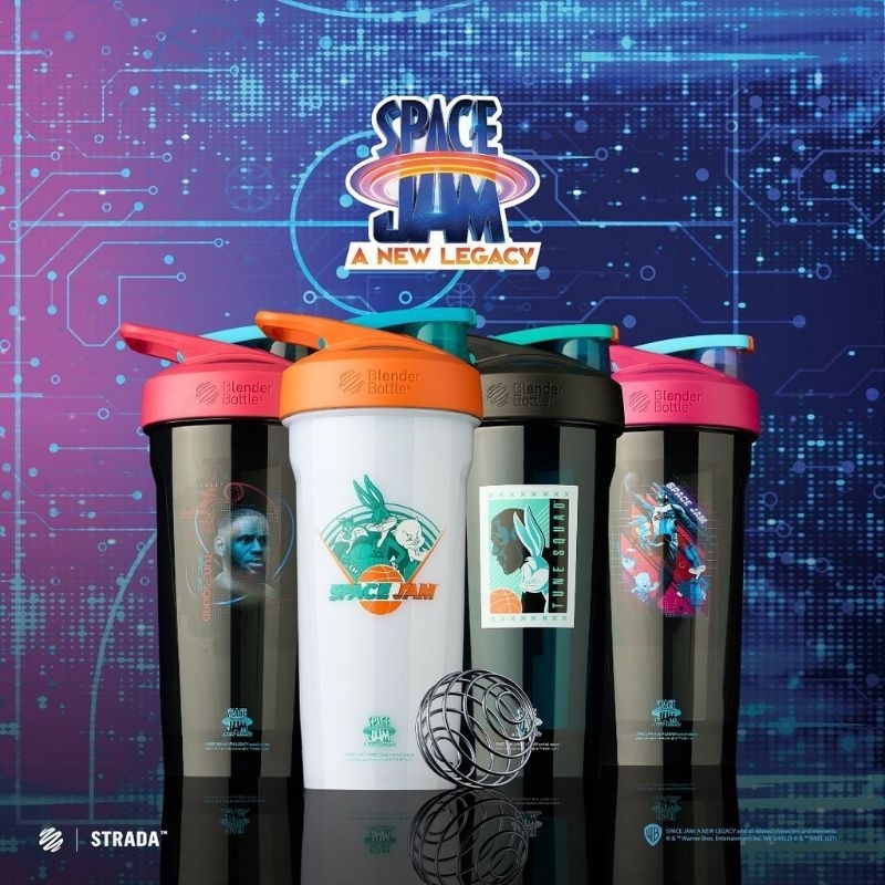 全新 現貨 美國 限定 絕版 Blender bottle space jam leborn 運動 水壺 攪拌球 搖搖杯 蝦皮購物