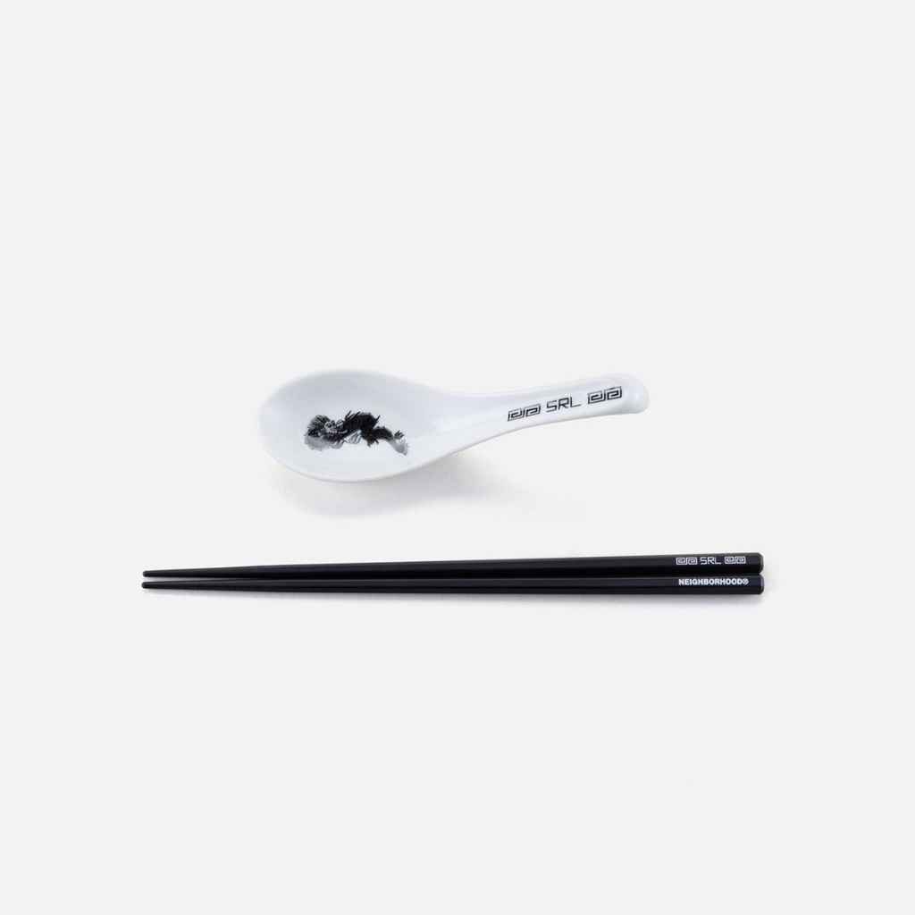 NEIGHBORHOOD SRL . CHOPSTICKS & SPOON SET 筷子 湯匙 套組 灰 | 蝦皮購物