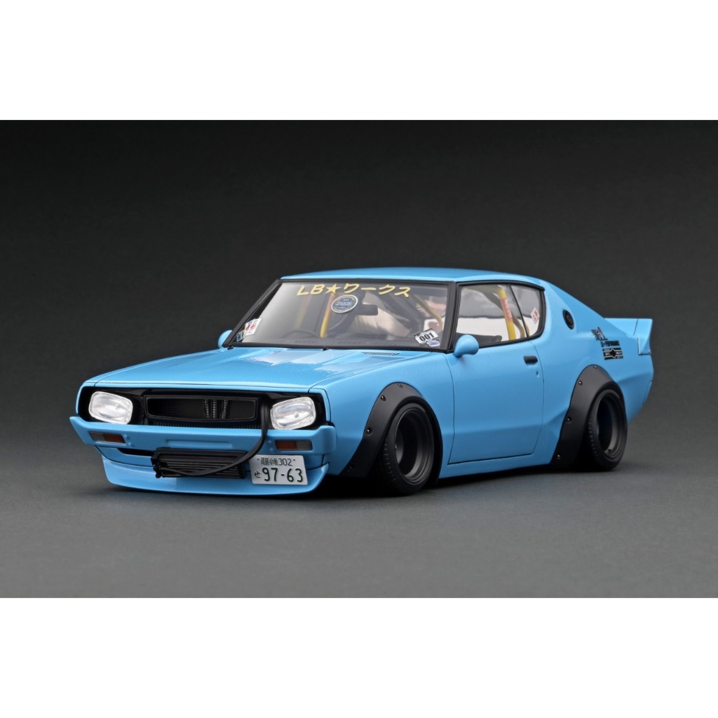 模例】ig 1/18 LB-WORKS Kenmeri 雙門藍色加藤社長坐駕IG3219 | 蝦皮購物