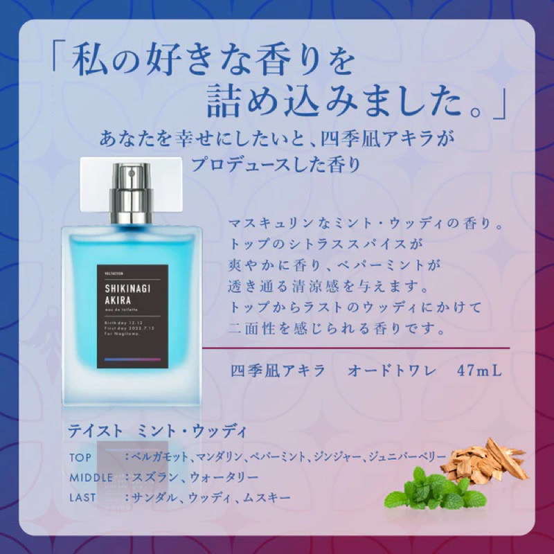 VOLTACTION 香水セット 4種 バーチャルライバーグループ「にじさんじ」×Anidealフレグランス