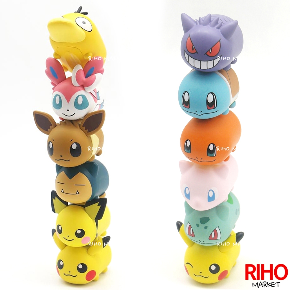 精靈寶可夢 正版 疊疊樂 公仔 1 2代 盲盒 韓國 POKEMON 皮卡丘 神奇寶貝 Q版 盲袋 轉蛋 扭蛋 | 蝦皮購物