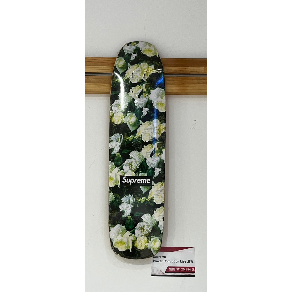 Supreme Power Corruption Lies Skateboard滑板