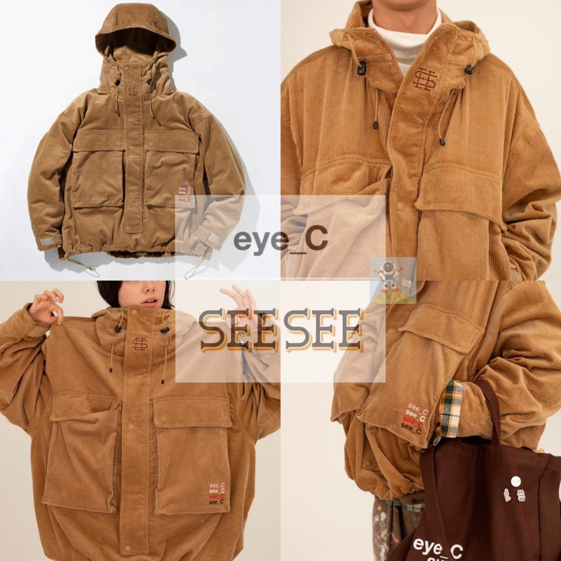 SEESEE x eye_C CORDUROY HOODY JACKET｜Yahoo!フリマ（旧PayPay