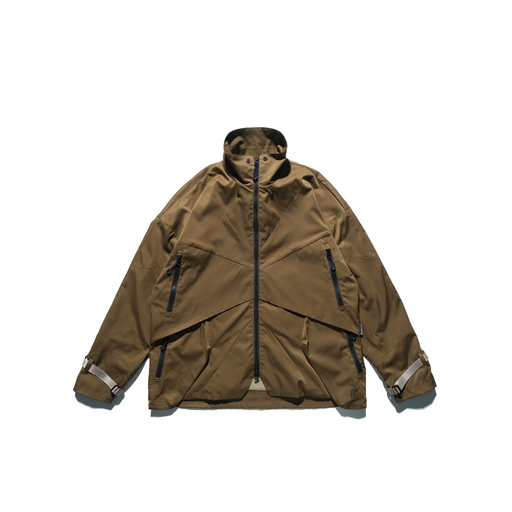 【P.COAST LAB 】OCTO GAMBOL Trapezoidal Visor Coach Jacket(咖色) | 蝦皮購物