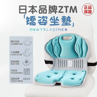 💥日本ZTM 護脊椅 正脊坐墊 減壓坐墊 辦公室坐墊 記憶棉貝殼墊 可拆洗 坐墊靠背一體 矯正坐姿神器 男女款 兒童款