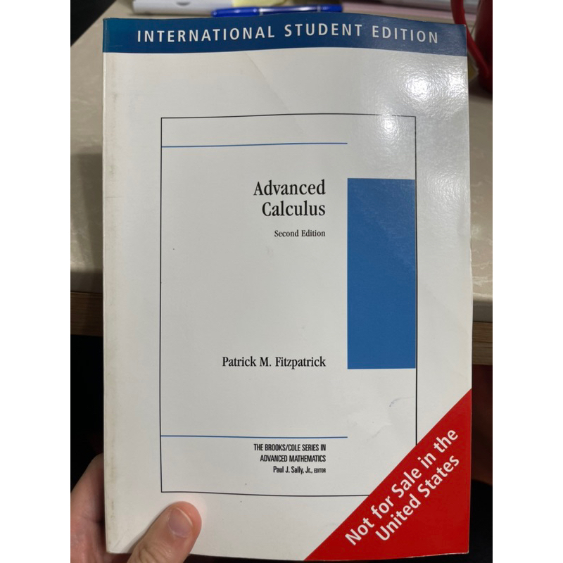INTERNATIONAL STUDENT EDITION Advanced CalculusSecondEdition | 蝦皮購物