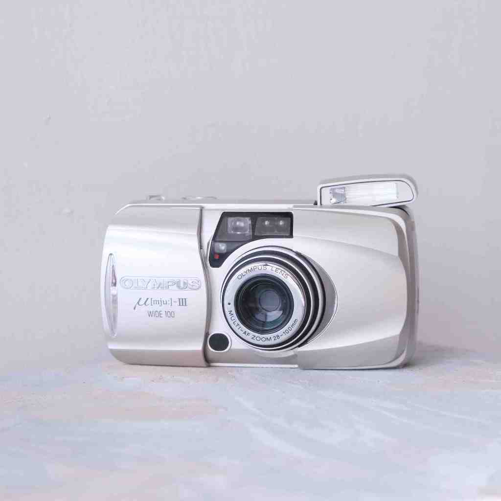 Olympus mju iii wide100 喵三代廣角底片傻瓜底片相機| 蝦皮購物