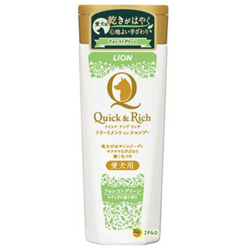 【寵物購】日本製 LION獅王 Quick Rich 寵物專用 沙龍修護洗毛精 200ml~愛犬用 兩款 | 蝦皮購物