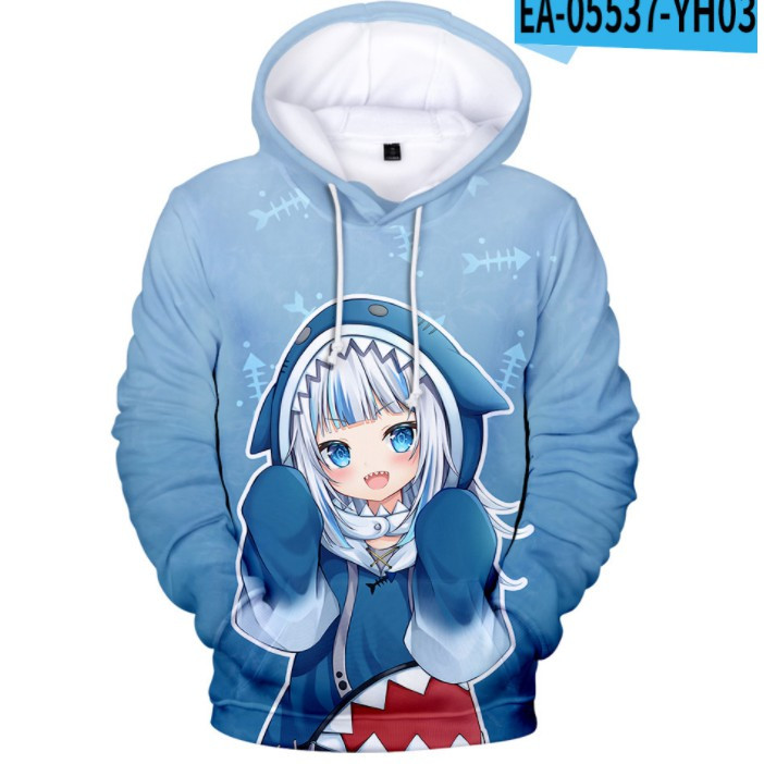 Hololive 噶嗚·古拉衣服 古拉COS 鯊魚 鯊鯊 Gawr Gura Gawr Gura衣服 | 蝦皮購物