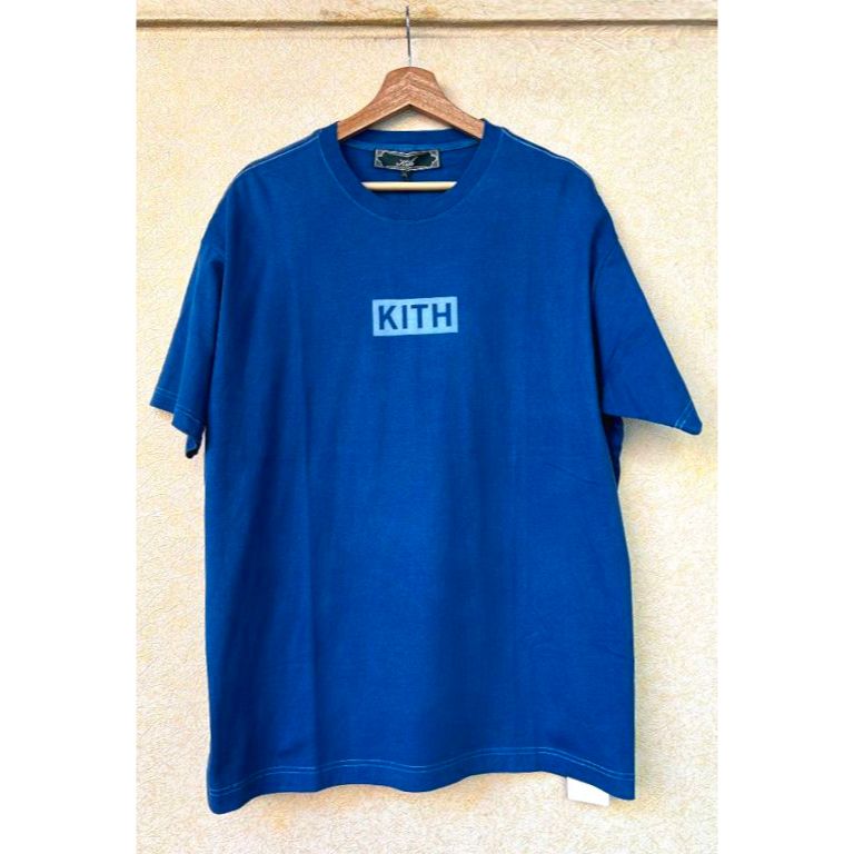 BLACK全新KITH x BUAISOU德島藍染2024新年初賣BOX LOGO漁網手工