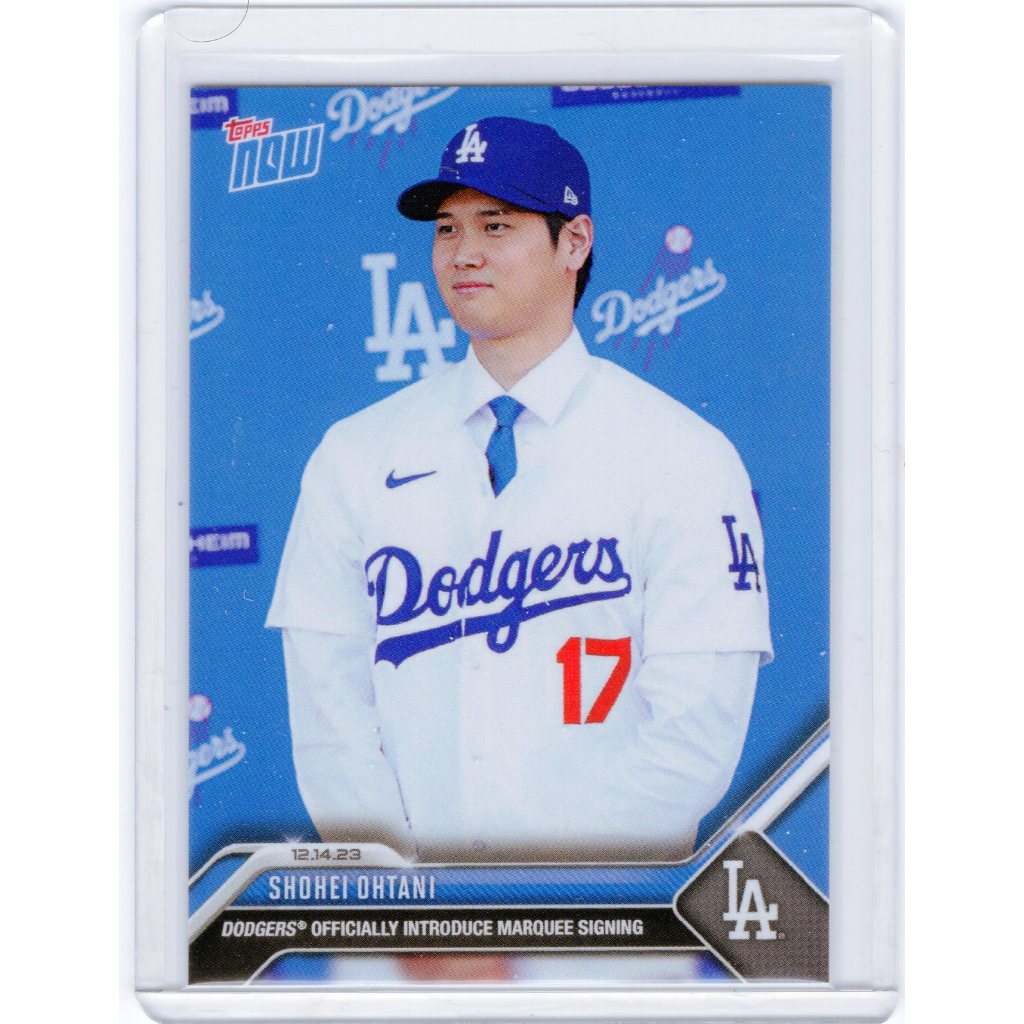 ☸【大谷翔平】2023 Topps Now 官網獨家販售正式加入道奇記者會紀念特