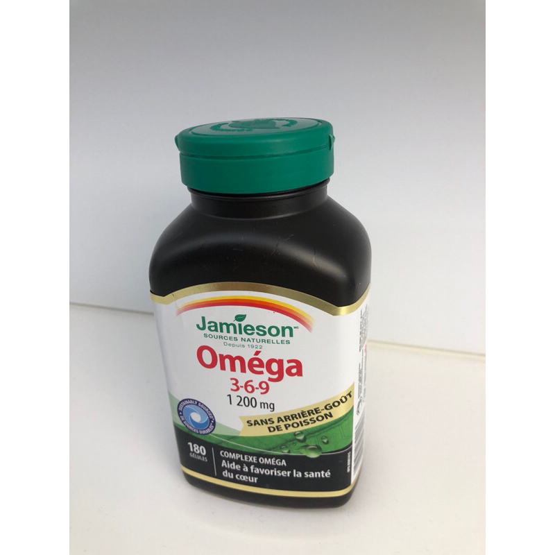 (台灣現貨)Jamieson Omega 369魚油 1200毫克 180軟膠囊 蝦皮購物