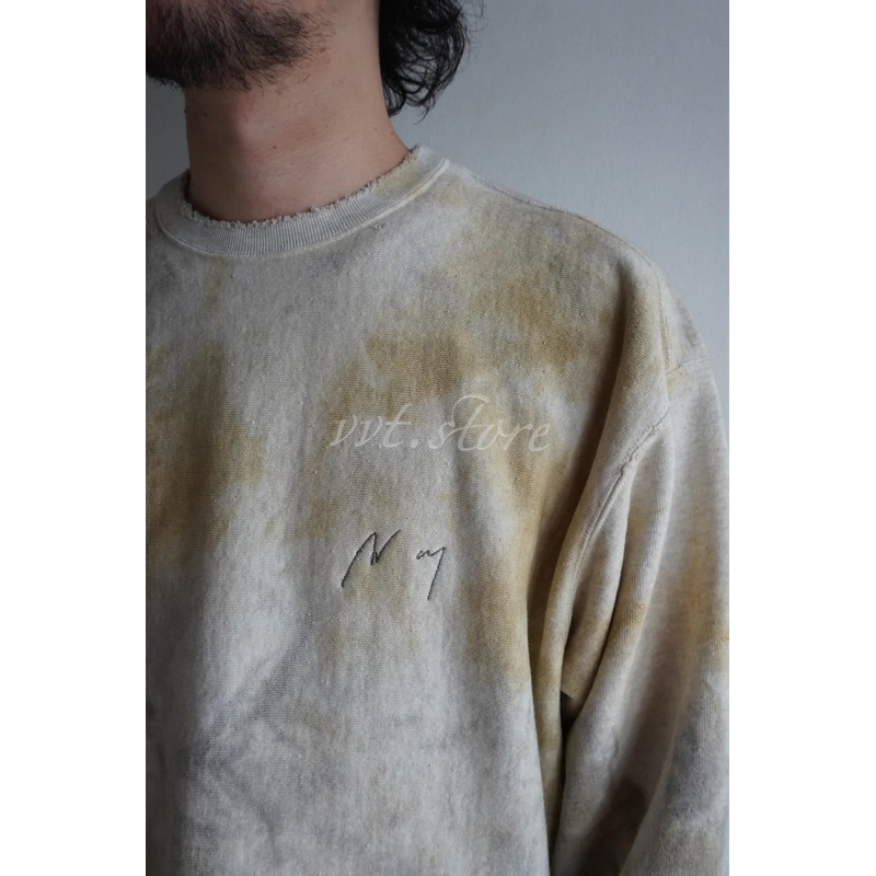 ANCELLM 24SS MARBLING SWEAT SHIRT 渲染工藝長袖衛衣套衫| 蝦皮購物