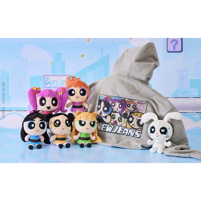 NewJeans x linefriends 官方週邊商品飛天小女警玩偶娃娃娃娃吊