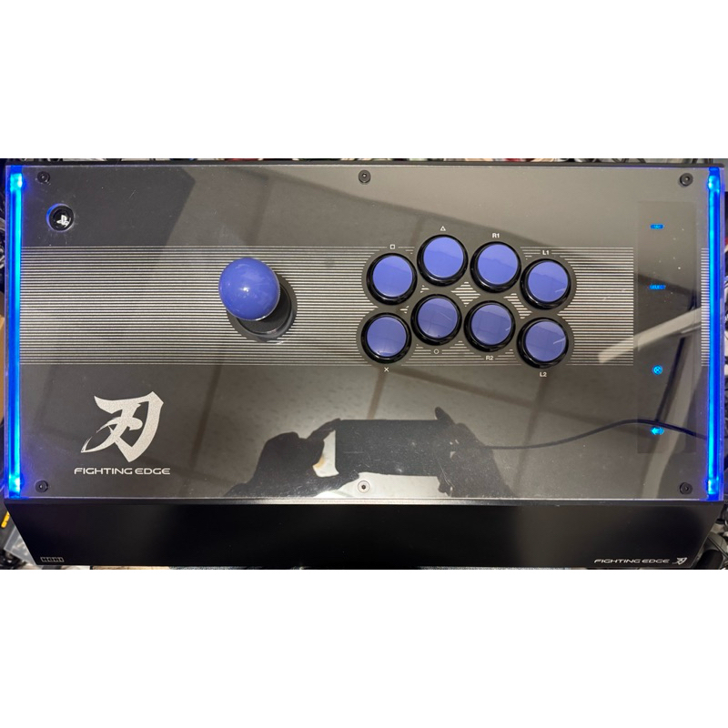 Hori fighting edge 刃蒼藍版ps3 pc 大型搖桿格鬥快打kof 碧藍聖