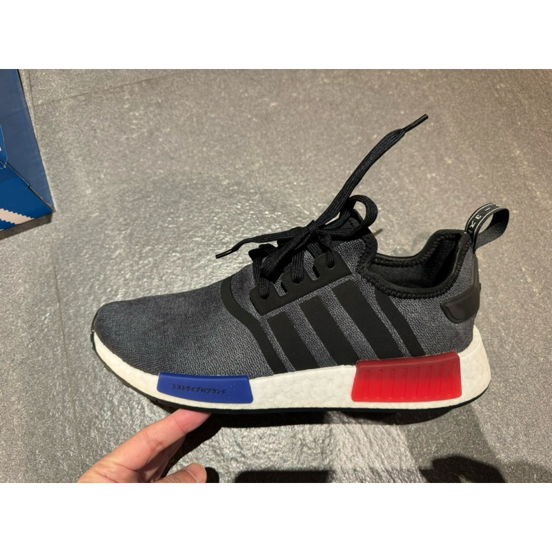 Adidas nmd outlet black red blue