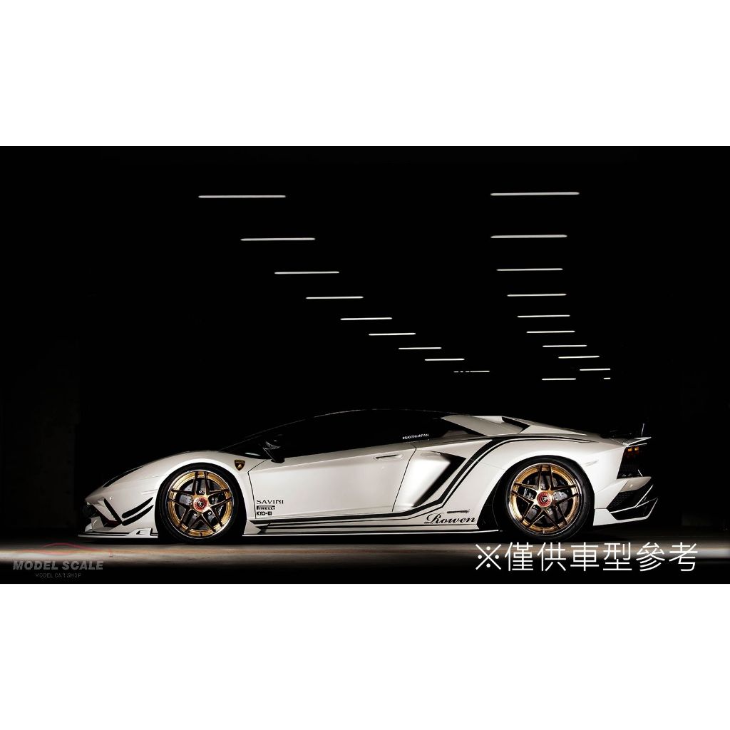 1/64 YM MODEL Advance Rowen Lamborghini Aventador S Silver