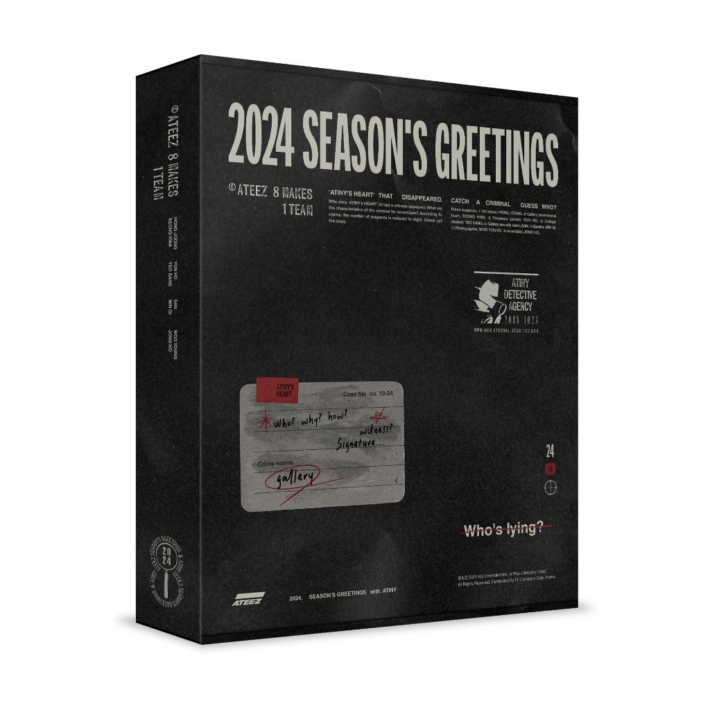 ATEEZ 2024 Season's Greetings 年曆組（全新未拆封） | 蝦皮購物