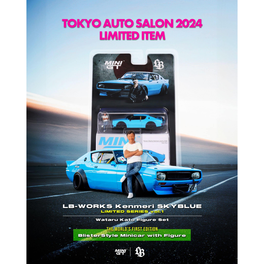 免運東京改裝車展限定Mini Gt Skyline Kenmeri 加藤涉Tokyo Auto Salon