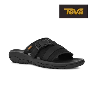 【TEVA】男拖鞋 可調式彈力運動拖鞋/雨鞋/水鞋-Hurricane Verge Slide 黑色 (原廠)