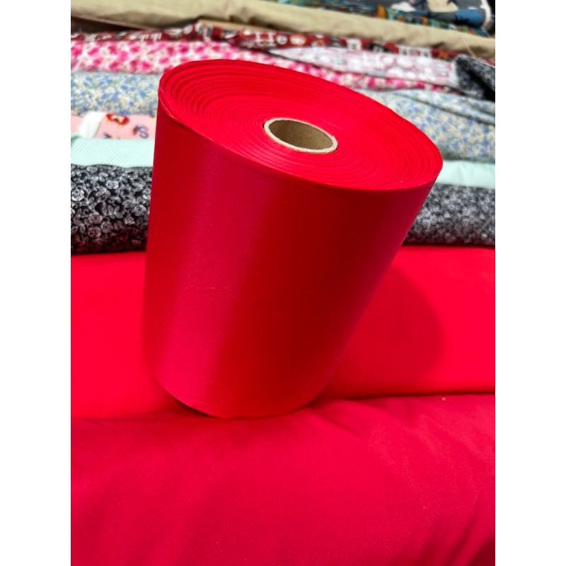 台灣印花 拼布手做~6寸紅綢布 紅綾布 神明喜慶 節慶愛用布（600尺） | 蝦皮購物