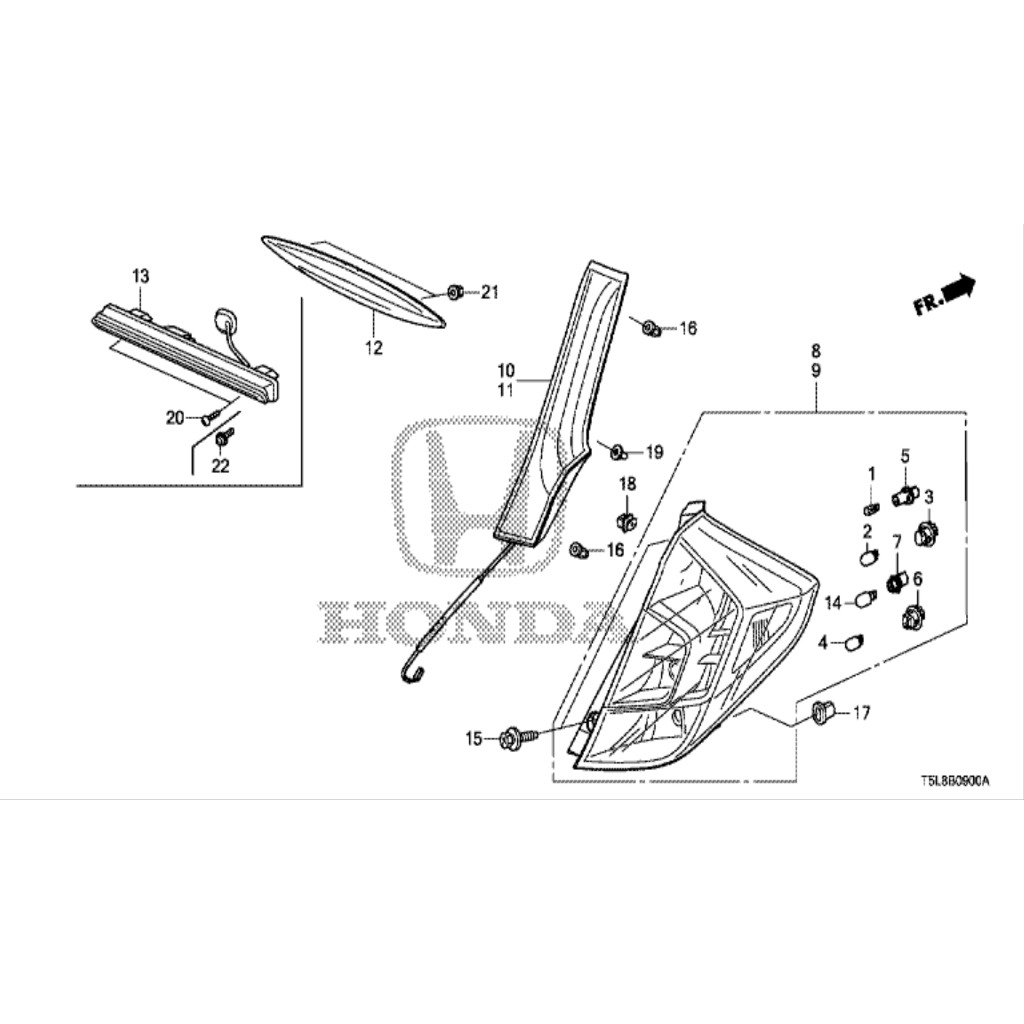 【明水自動車】 HONDA 原廠部品 FIT3 尾燈 | 蝦皮購物