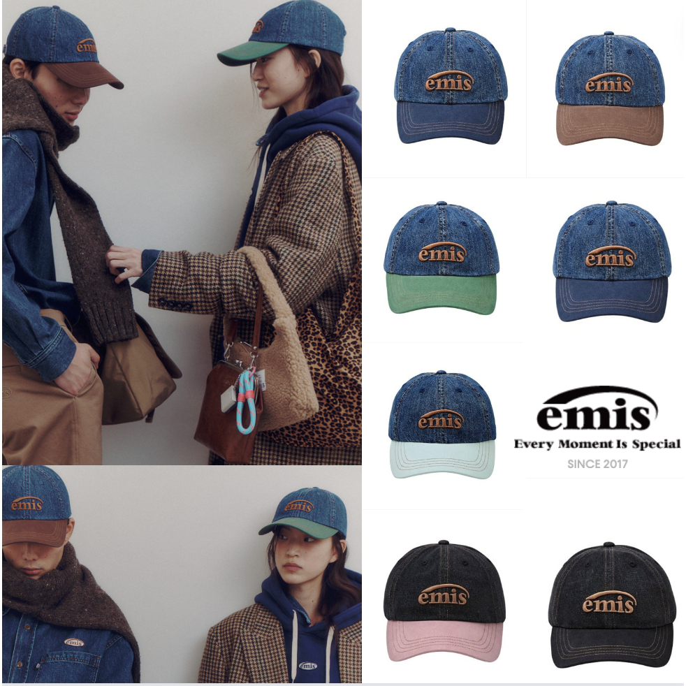 EMIS:預購] 棒球帽WASHED DENIM BALL CAP | 蝦皮購物
