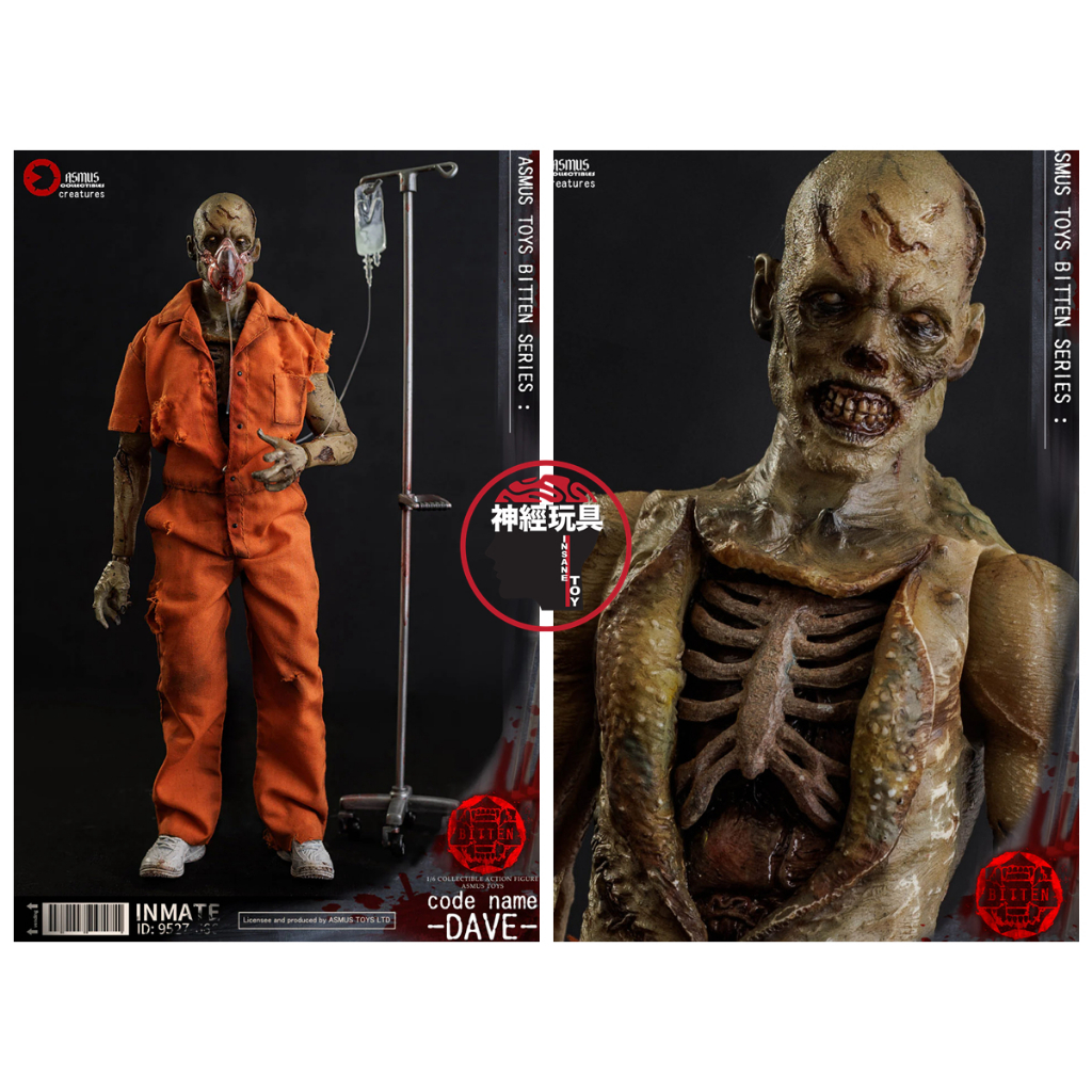 ASMUS TOYS BIT004A 1/6 Daveゾンビ囚人フィギュア Bitten: Dave Sixth Scale Figure by Asmus Collectible Toys