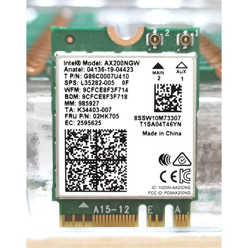現貨 Intel AX200 WiFi6 筆記型電腦 桌上型電腦 無線網路卡 藍牙 5.2 PCIE M.2 無線網卡 | 蝦皮購物