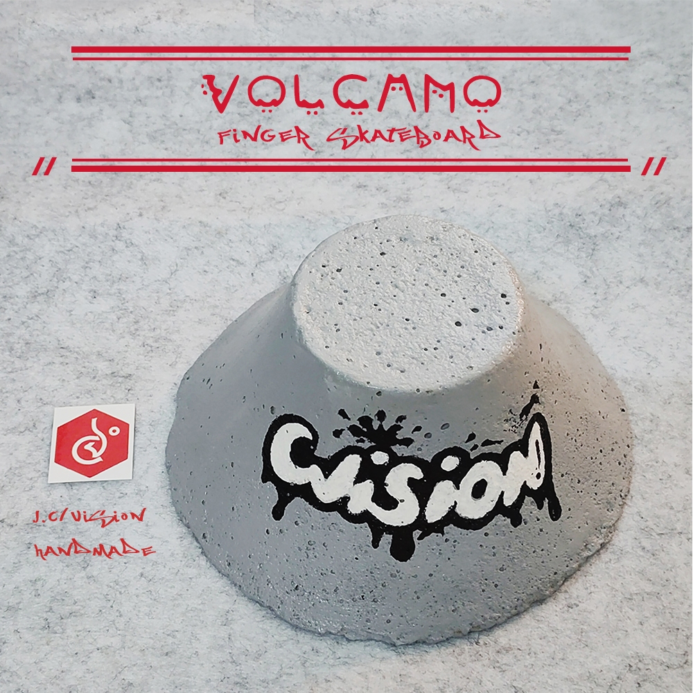 手指滑板火山道具 坑坑洞洞的水泥 水泥 障礙物