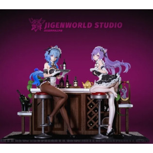 🚀SCC玩具屋《GK模型預購》Jigenworld 甘雨&刻晴｜原神| 蝦皮購物