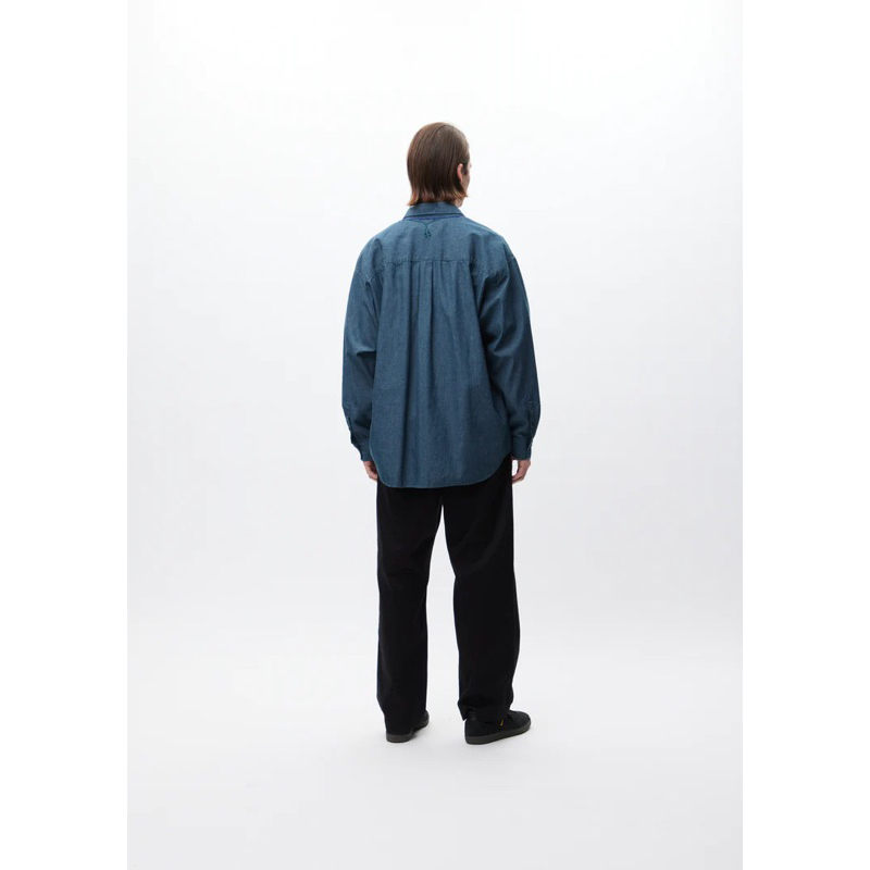 全新24SS NEIGHBORHOOD DOUBLE CROSS EMBROIDERY SHIRT LS 十字 全新24SS NEIGHBORHOOD DOUBLE CROSS EMBROIDERY SHIRT LS 十字