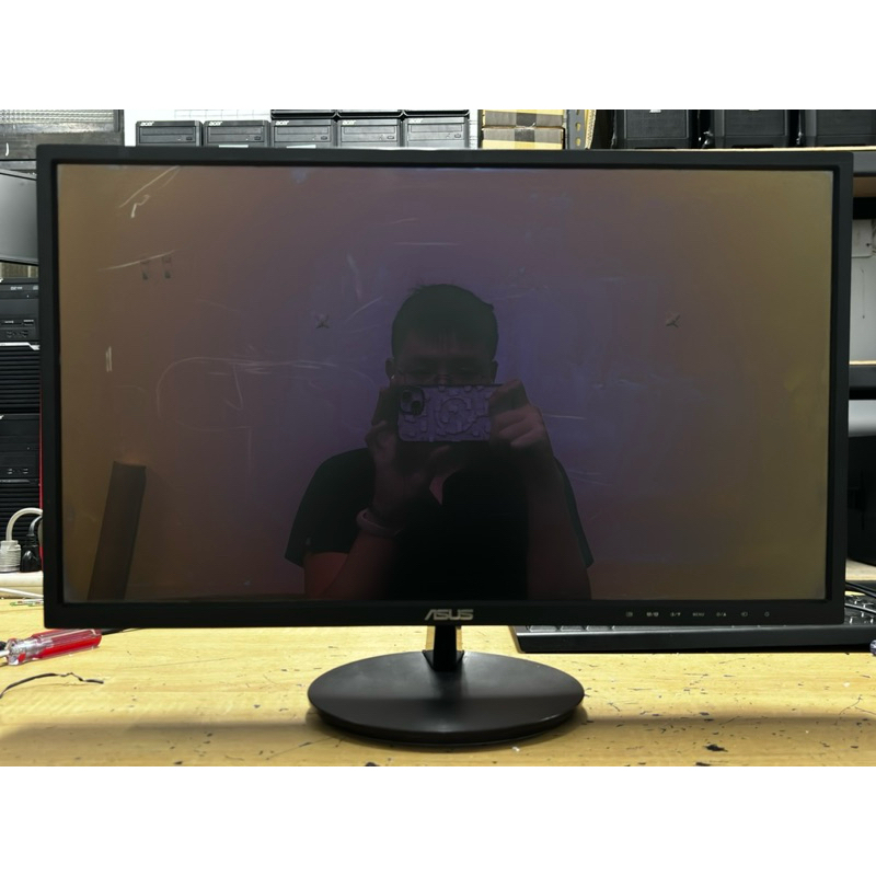 憲憲電腦二手 ASUS 24吋 型號VN248 LCD DVI/VGA 螢幕 保1個月 蝦皮購物