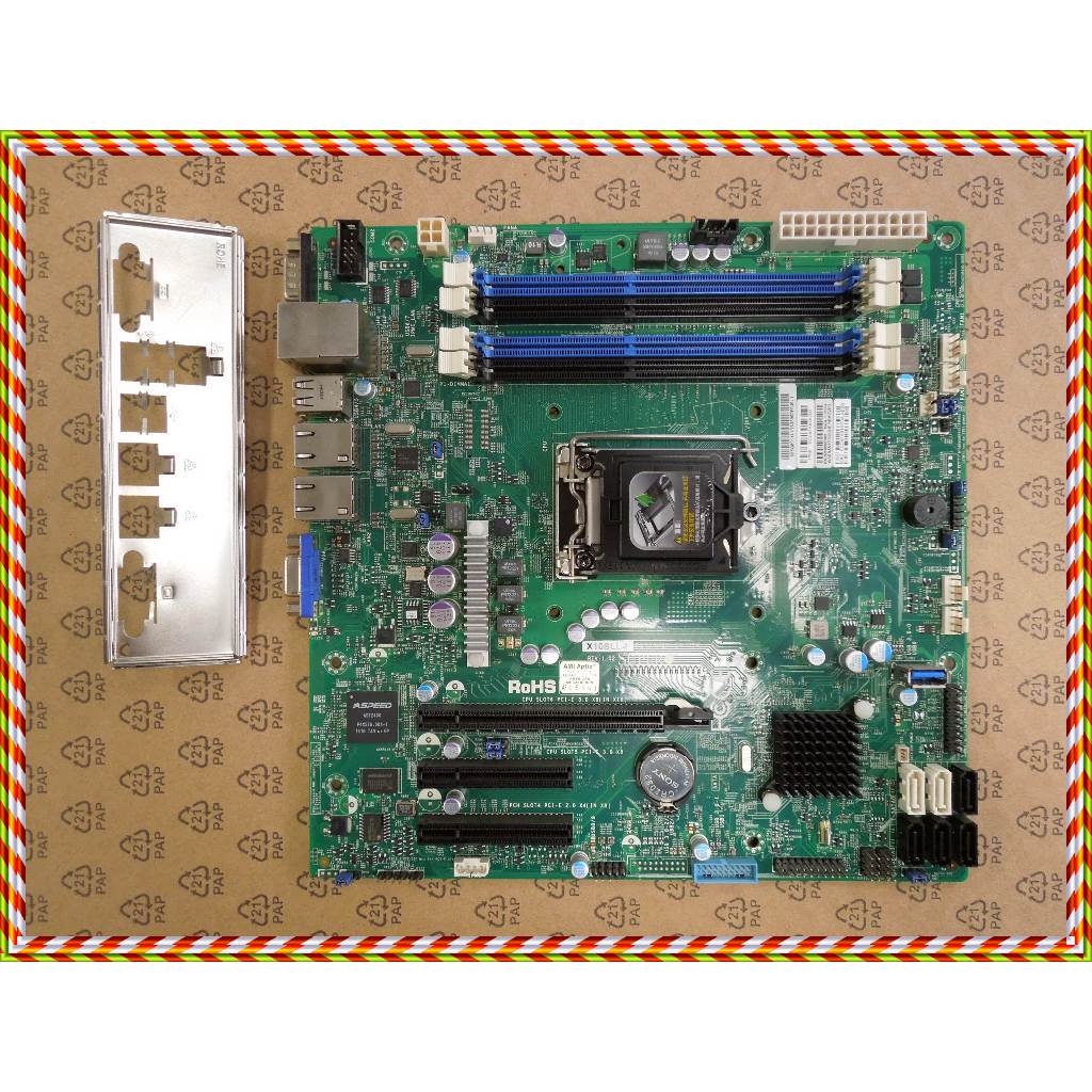 SUPERMICRO X10SLL-F LGA1150 M-ATX Server 主機板, 適用4代